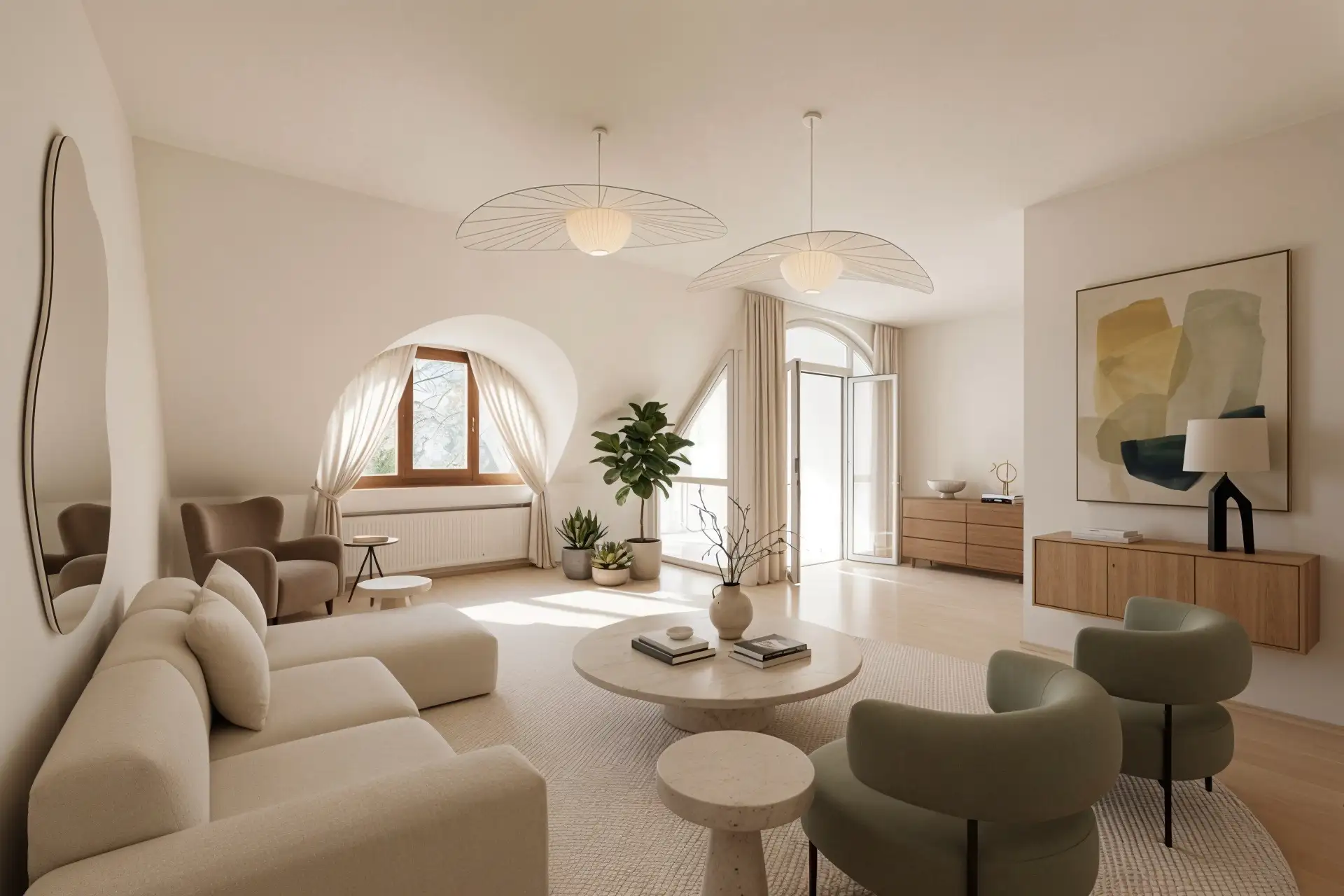 Wohnzimmer (Einrichtungsbeispiel)