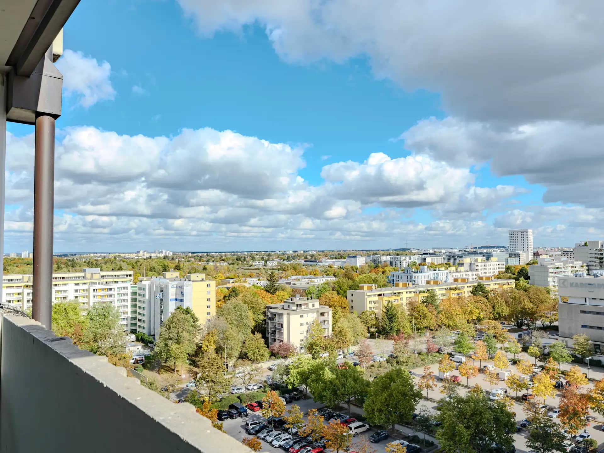Aussicht Norden Münchens