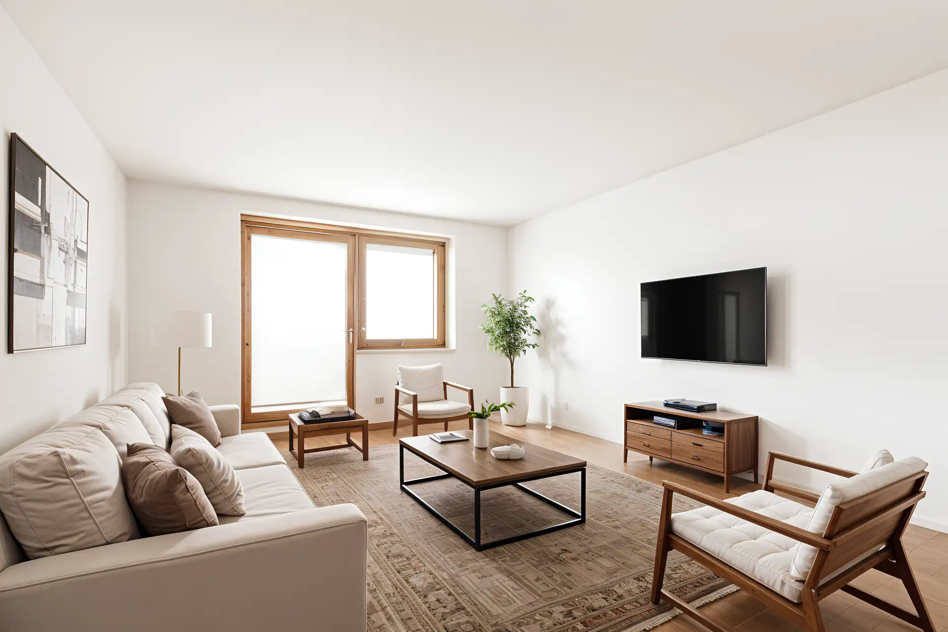 Wohnzimmer Ziel-Architektur